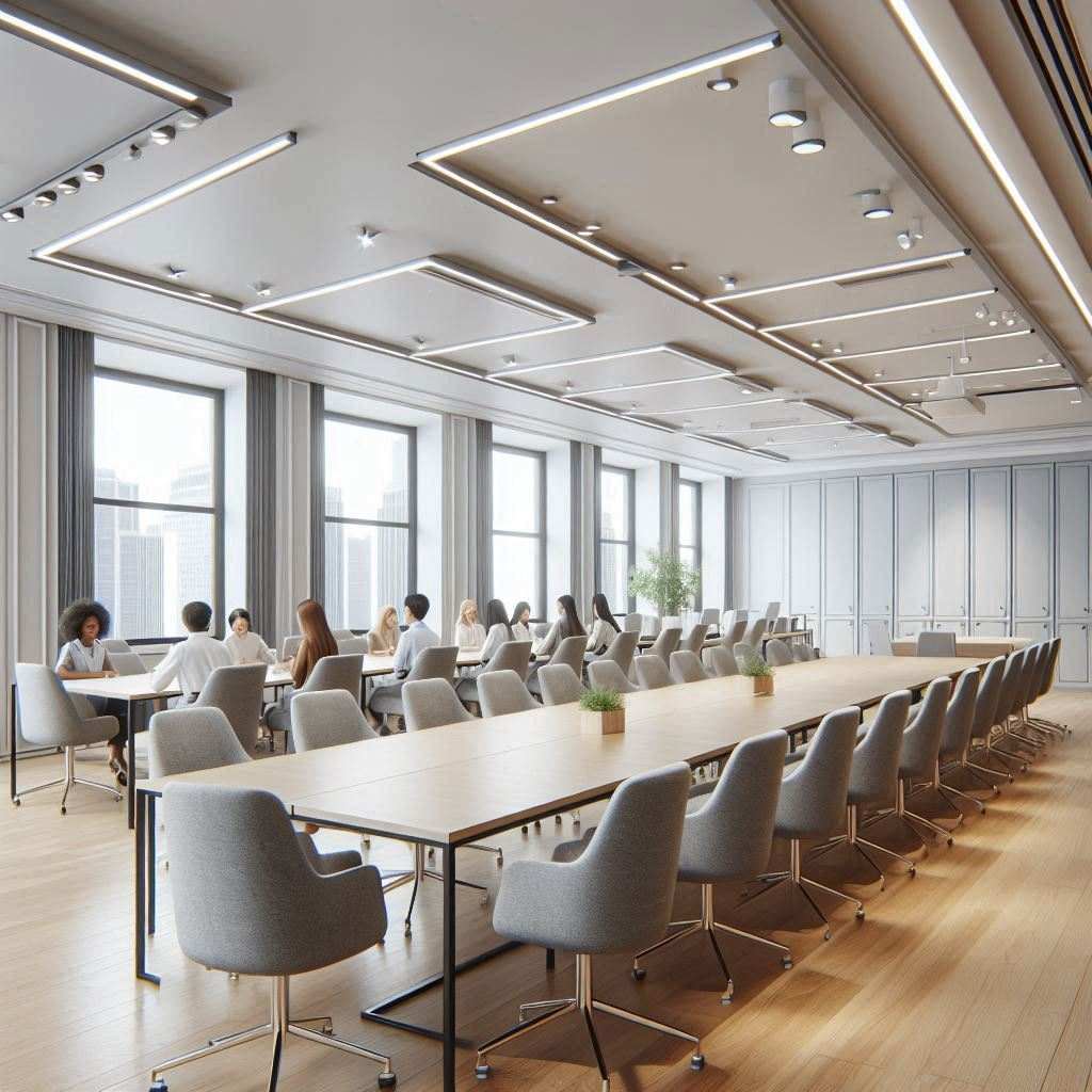 写字楼办公客户洽谈区安排在共享设备故障中出现分歧时培训团队怎样统一意见